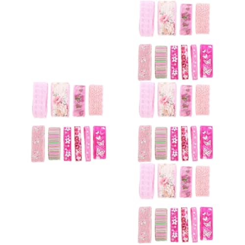 Gadpiparty 4 Sätze Blumendesign Geschenkband Mehrzweck Stoffband Für Bastelarbeiten Zuschneidbar Und Strapazierfähig Für Geschenkverpackungen Und Festtagsdekorationen 10 Stück * 4 Gadpiparty 4 Sätze Blumendesign Geschenkband Mehrzweck Stoffband Für Bastelarbeiten Zuschneidbar Und Strapazierfähig Für Geschenkverpackungen Und Festtagsdekorationen 10 Stück * 4 von Gadpiparty
