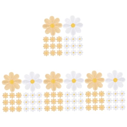 Gadpiparty 4 Sätze Daisy Aufnäher Teiliges Diy Applikationen Für Kleidung Rucksäcke Und Hüte Bügelflicken Mit Wärmeleitkleber Für Reparaturen Und Dekorationen 20 Stück * 4 Gadpiparty 4 Sätze Daisy Aufnäher Teiliges Diy Applikationen Für Kleidung Rucksäcke Und Hüte Bügelflicken Mit Wärmeleitkleber Für Reparaturen Und Dekorationen 20 Stück * 4 von Gadpiparty