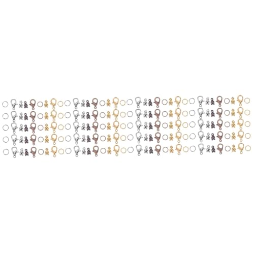 Gadpiparty 4 Sätze Diy Schmuck Bastelset Teiliges mit Verschiedenen Kettenverschlüssen Offenen Biegeringen und Zubehör für Schmuckherstellung für Diy Projekte und Bastelarbeiten Gadpiparty 4 Sätze Diy Schmuck Bastelset Teiliges mit Verschiedenen Kettenverschlüssen Offenen Biegeringen und Zubehör für Schmuckherstellung für Diy Projekte und Bastelarbeiten von Gadpiparty