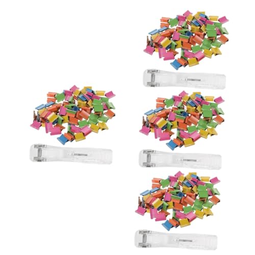Gadpiparty 4 Sätze Ersatzklemme Für Drücker Zu Spender Büroklammern Klein Büroklammern Jumbo Dokumentieren Klammerlos Inhaber Breite Büroklammern Mini -papierclips Nachfüllung Die Clipper Abs von Gadpiparty