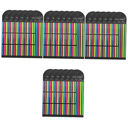 Gadpiparty 4 Sätze Fluoreszierende Haftnotizen Registerkarten Für Seitenmarkierungen Textmarker-streifen-aufkleber Farbige Seitenmarkierungen Registerkarte Buch 6 Stück * 4 Gadpiparty 4 Sätze Fluoreszierende Haftnotizen Registerkarten Für Seitenmarkierungen Textmarker-streifen-aufkleber Farbige Seitenmarkierungen Registerkarte Buch 6 Stück * 4 von Gadpiparty