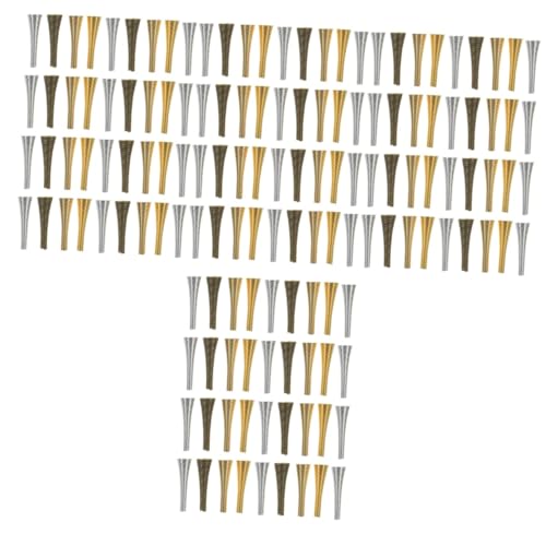 Gadpiparty 4 Sätze Förmige Perlenkappen Für Schmuckherstellung Diy Zubehör Für Armbänder Und Perlenkappen Für Basteln Für Ohrringe Und Schmuckdesign 36 Stück * 4 von Gadpiparty