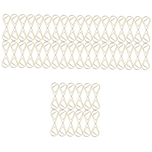 Gadpiparty 4 Sätze Form Büroklammern Aus Metall Kleine Kreative Paperclips Für Dokumente Fotos Und Karten Für Büro Schule Und Zuhause Goldfarbenes 50 Stück * 4 von Gadpiparty