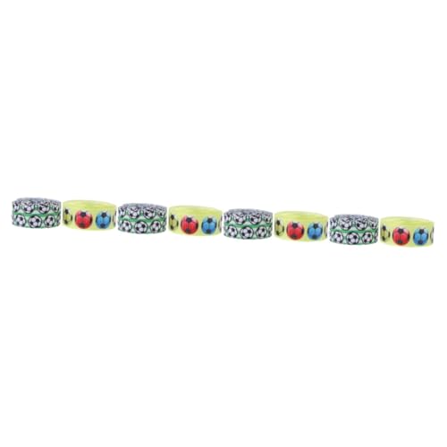 Gadpiparty 4 Sätze Fußball Dekorationsband Geschenkverpackungsband Yards Vielseitiges Diy Geschenkband Für Blumensträuße Kuchen Und Mehr 2 Rollen * 4 von Gadpiparty