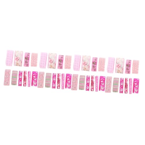 Gadpiparty 4 Sätze Gegenwärtiges Band Blumen Fälschung Dekorationen Für Chiffon Reben Verschleißfestes Geschenkband Handgefertigtes Kleiderband Schneiden Geschenkband Polyester 10 Stück * 4 von Gadpiparty