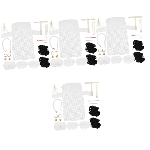 Gadpiparty 4 Sätze Gewebte Tasche Herstellung häkeln Taschen Bastelbedarf handgefertigtes Beutelmaterial DIY Webset Geldbörse Kit handgefertigter Materialbausatz Strickzubehör Plastik Gadpiparty 4 Sätze Gewebte Tasche Herstellung häkeln Taschen Bastelbedarf handgefertigtes Beutelmaterial DIY Webset Geldbörse Kit handgefertigter Materialbausatz Strickzubehör Plastik von Gadpiparty