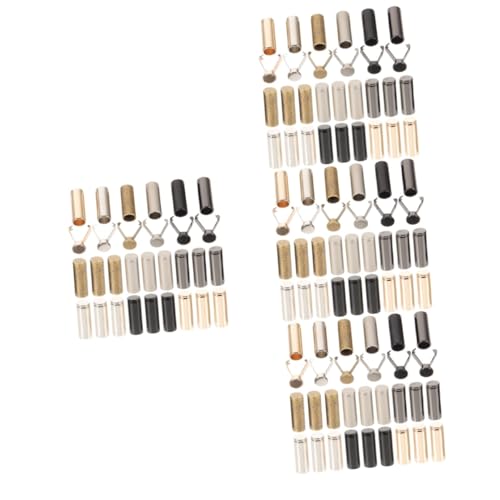 Gadpiparty 4 Sätze Gürtelschnalle Schnur Endkappe Spitze Umschaltungen Für Kordeln Stopper Hose Ersatz Tipps Kabel Ende Seil Schnur Weiß Groß Legierung 24 Stück * 4 von Gadpiparty