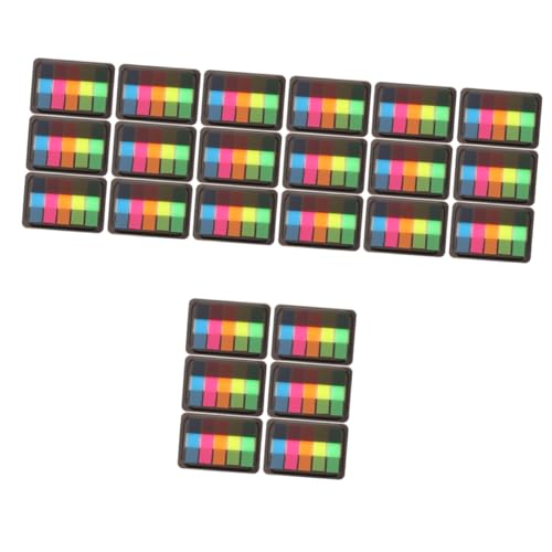 Gadpiparty 4 Sätze Haftnotiz Buchseite Tab Fluoreszierend Lesezeichen Für Bücher Annotieren Mit Und Registerkarten Für Seitenmarkierungen Ästhetik Der Buchregisterkarten Das Haustier 6boxen*4 von Gadpiparty