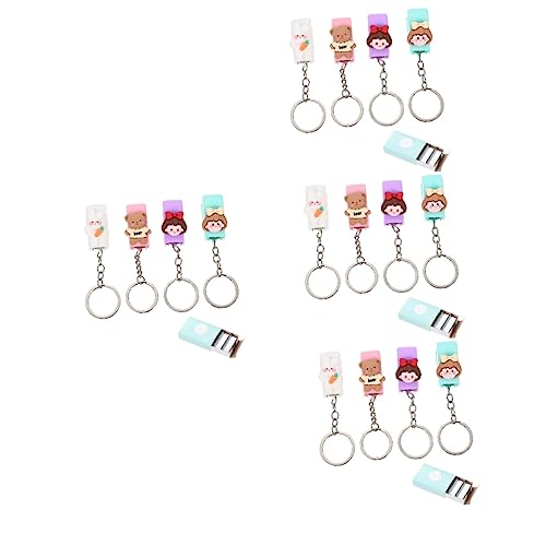 Gadpiparty 4 Sätze Hefter Schlüsselanhänger Teiliges Kit mit Handlichen Hefter Pendants und Heftklammern Schule Büro von Gadpiparty