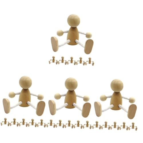 Gadpiparty 4 Sätze Holz DIY Für Puppe Unvollendete Peg Handwerk Kleinkind Menschen 6 Stück * 4 Gadpiparty 4 Sätze Holz DIY Für Puppe Unvollendete Peg Handwerk Kleinkind Menschen 6 Stück * 4 von Gadpiparty