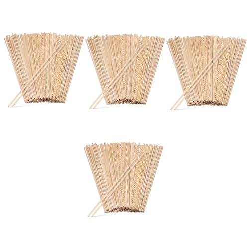Gadpiparty 4 Sätze Holzstreifen Diy -materialien Für Quadratische Dübelstangen Quadratische Dübelstreifen Basswood -streifen Vierkantdübel Aus Hartholz Klein Handwerk Schüttgut 150 Stück * 4 von Gadpiparty