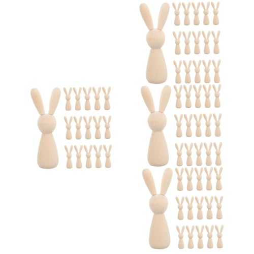 Gadpiparty 4 Sätze Kaninchen Formen Figuren Wohnkultur Zubehör Zahlen Kaninchen- Bausatz Machen Dekoration Hase Mini Klein Kaninchenfigur Realistisch Khaki Holz 16 Stück * 4 von Gadpiparty