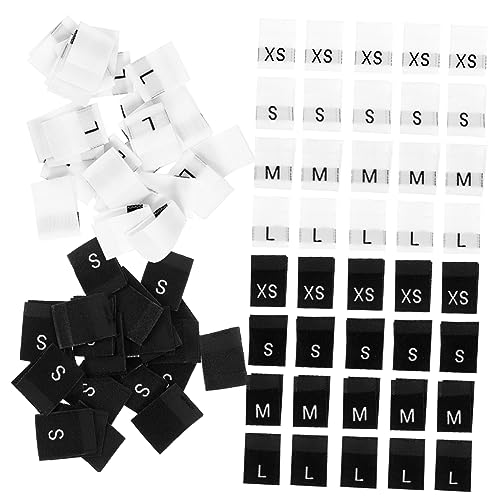 Gadpiparty 4 Sätze Kleidung Größenetiketten Stoff Größenlabels Für Hosen Waschbare Größenetiketten Für Bekleidung Organisieren Sie Ihre Garderobe Mit Klaren Und Präzisen 800 Stück * 4 von Gadpiparty