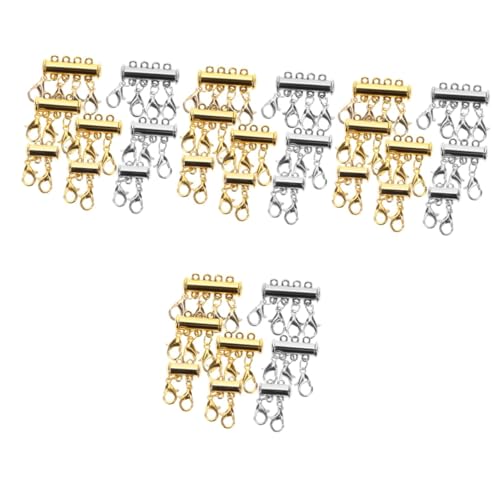 Gadpiparty 4 Sätze Magnetische Halskettenverbindungen Für Schichten Schmuckverschluss Für Armbänder Einfaches Entwirren Und Design Für Diy Schmuck 8 Stücke * 4 von Gadpiparty
