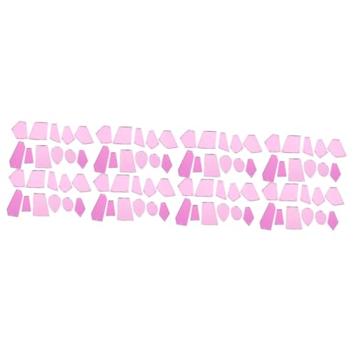 Gadpiparty 4 Sätze Mirror Diamond Accessoires Und Basteln Hochzeit Dekorative Spiegel Kleider Bastelset Dekorationen Aufnähen Kleine Spiegel Handwerk Strasshandwerk Acryl Violett 50 Stück * 4 von Gadpiparty