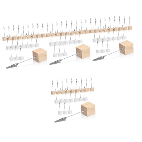 Gadpiparty 4 Sätze Notizordner Kartenhalter Stehen Bildhalter Für Tische Empfangsbedarf Staffeleiständer Zum Ausstellen Stand Memohalter Karteninhaber Holz 20 Stück * 4 Gadpiparty 4 Sätze Notizordner Kartenhalter Stehen Bildhalter Für Tische Empfangsbedarf Staffeleiständer Zum Ausstellen Stand Memohalter Karteninhaber Holz 20 Stück * 4 von Gadpiparty