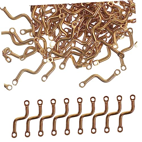 Gadpiparty 4 Sätze Ohrringstange Armbandperlen Schmuckteile Halskette Verbindungsstab Link Zur Schmuckherstellung Schmuck Stecker Steckerharmschmuck Schmuck Messing Golden 150 Stück * 4 von Gadpiparty