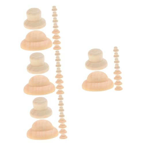 Gadpiparty 4 Sätze Peg Dolls Unvollendete Mütze Miniatur-puppenhüte Puppenhüte Für Handwerk Diy Holzhut Basteln Holzpflock-menschenhut Hut Für Peg-puppen Diy Holzpuppenhut Beige 40 Stück * 4 Gadpiparty 4 Sätze Peg Dolls Unvollendete Mütze Miniatur-puppenhüte Puppenhüte Für Handwerk Diy Holzhut Basteln Holzpflock-menschenhut Hut Für Peg-puppen Diy Holzpuppenhut Beige 40 Stück * 4 von Gadpiparty