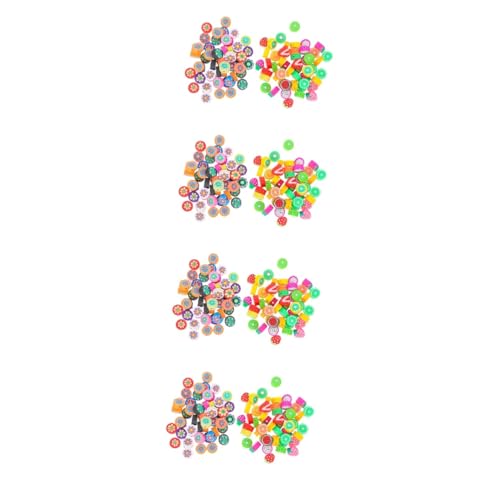 Gadpiparty 4 Sätze Polymer Spacer Perlen Blumenform Für Diy Armbänder Und Bunte Für Kreative Schmuckgestaltung Für Bastelprojekte 100 Stück * 4 von Gadpiparty