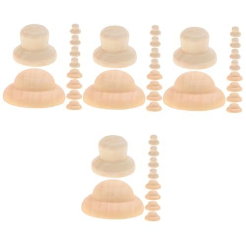 Gadpiparty 4 Sätze Puppenhut-ornament Aus Holz Miniatur-puppenhüte Diy -handwerkshüte Blanko-peg-puppenhut Bemalte Peg-puppenmütze Diy Holzpflock-puppenhut Beige 40 Stück * 4 Gadpiparty 4 Sätze Puppenhut-ornament Aus Holz Miniatur-puppenhüte Diy -handwerkshüte Blanko-peg-puppenhut Bemalte Peg-puppenmütze Diy Holzpflock-puppenhut Beige 40 Stück * 4 von Gadpiparty