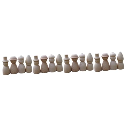 Gadpiparty 4 Sätze Puppenspielzeug Steckpuppen Holzornament Steckpuppenkörper Steckfiguren Zum Bemalen Für DIY Holzfiguren Holzornamente Bastelornamente Miniatur 4 Stück * 4 Gadpiparty 4 Sätze Puppenspielzeug Steckpuppen Holzornament Steckpuppenkörper Steckfiguren Zum Bemalen Für DIY Holzfiguren Holzornamente Bastelornamente Miniatur 4 Stück * 4 von Gadpiparty