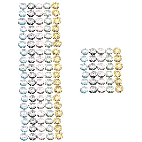 Gadpiparty 4 Sätze Runde Spacer Perlen Diy Schmuck Basteln Kristallperlen Für Armbänder Mischfarben Handwerk Zubehör 300 Stück * 4 Gadpiparty 4 Sätze Runde Spacer Perlen Diy Schmuck Basteln Kristallperlen Für Armbänder Mischfarben Handwerk Zubehör 300 Stück * 4 von Gadpiparty
