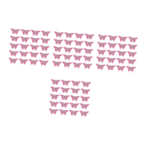 Gadpiparty 4 Sätze Schmetterling Stickerei Patches Applikationen Für Diy Kleidung Reparaturflicken Für Taschen Hüte Und Mehr Für Kreative Projekte Und Bastelarbeiten 20 Stück * 4 von Gadpiparty