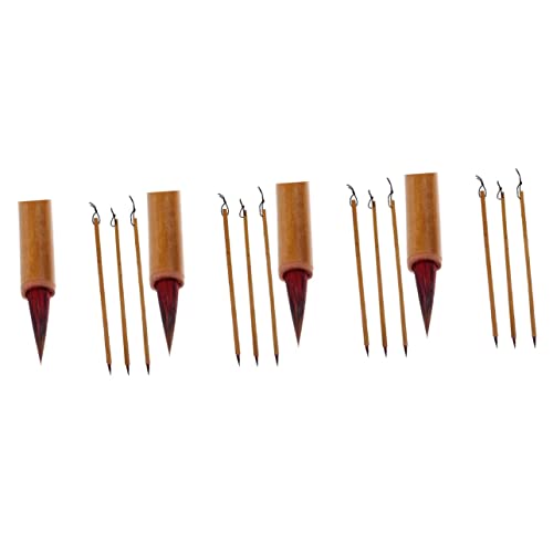Gadpiparty 4 Sätze Schreibpinsel Für Kleinbuchstaben Stift Bürsten Malerei Zeichnung Kalligraphie Schreiben Malen Schreibwaren Chinesischer Pinsel Bambusmast 3 Stück * 4 Gadpiparty 4 Sätze Schreibpinsel Für Kleinbuchstaben Stift Bürsten Malerei Zeichnung Kalligraphie Schreiben Malen Schreibwaren Chinesischer Pinsel Bambusmast 3 Stück * 4 von Gadpiparty