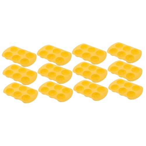 Gadpiparty 4 Sätze Silikon -zitronenform Herstellung Kerzenform Formen Für Kerzen Formen Für Ton Fondant Silikonform Silikonformen Für Seifen Diy Bastelform Kieselgel Gelb 3 Stücke * 4 von Gadpiparty