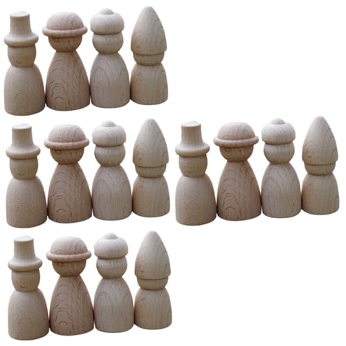 Gadpiparty 4 Sätze Teiliges Holz Puppenornamente Diy Holzfiguren Für Bastelprojekte Unbemalte Holz Peg Puppen Für Kinderzimmer Dekoration Und Pädagogische Zwecke 4 Stück * 4 Gadpiparty 4 Sätze Teiliges Holz Puppenornamente Diy Holzfiguren Für Bastelprojekte Unbemalte Holz Peg Puppen Für Kinderzimmer Dekoration Und Pädagogische Zwecke 4 Stück * 4 von Gadpiparty