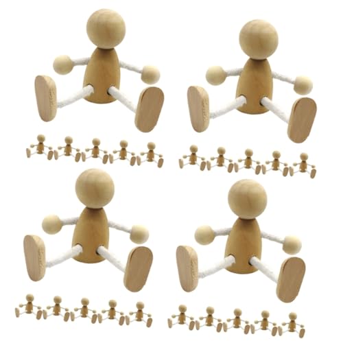 Gadpiparty 4 Sätze Teiliges Holzpuppen Zum Bemalen Blanko Figuren Für Diy Dekoration Gestaltung Für Schreibtisch Und Landschaftsdeko Holzspielzeug Für Bastelprojekte 6 Stück * 4 Gadpiparty 4 Sätze Teiliges Holzpuppen Zum Bemalen Blanko Figuren Für Diy Dekoration Gestaltung Für Schreibtisch Und Landschaftsdeko Holzspielzeug Für Bastelprojekte 6 Stück * 4 von Gadpiparty