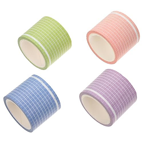 Gadpiparty 4 Sätze Washi Tape Dekorative Klebebänder Für Scrapbooking Diy Handwerk Tagebuchgestaltung Für Verpackungen Projekte Zufällige Farbe 4 Stück * 4 von Gadpiparty