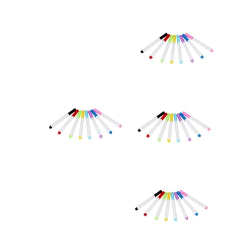 Gadpiparty 4 Sätze Whiteboard-stift Tafel Trocken Abwischbare Stifte Kleinkinder Bunt Farbige Markierungen Trocken Abwischbare Whiteboard-marker Plastik 8 Stücke * 4 Gadpiparty 4 Sätze Whiteboard-stift Tafel Trocken Abwischbare Stifte Kleinkinder Bunt Farbige Markierungen Trocken Abwischbare Whiteboard-marker Plastik 8 Stücke * 4 von Gadpiparty
