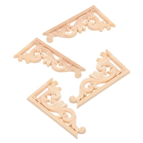 Gadpiparty 4 Stck. Decorative Wooden Appliques Holzornamente für Schränke Türen und Möbel Blumendesigns Langlebig und Vielseitig Einsetzbar für DIY Dekoration und Möbelverzierungen Gadpiparty 4 Stck. Decorative Wooden Appliques Holzornamente für Schränke Türen und Möbel Blumendesigns Langlebig und Vielseitig Einsetzbar für DIY Dekoration und Möbelverzierungen von Gadpiparty
