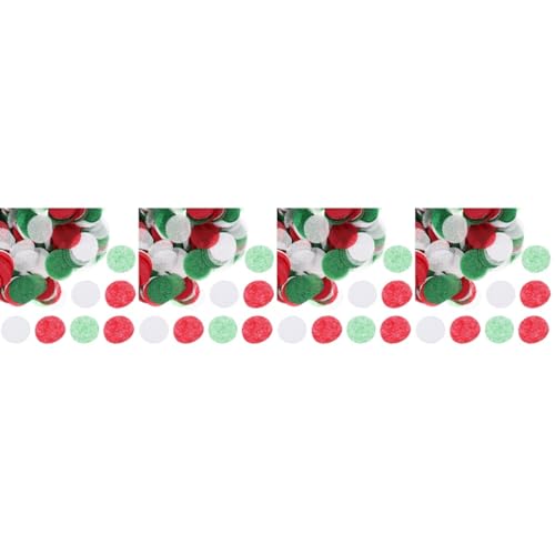 Gadpiparty Weihnachtsdeko 4 Stück 2 Weihnachtskonfetti Tischdekoration Für Feiertagsfeiern Weihnachtsglitzer Konfetti Weihnachtstischstreuung Weihnachtsbaum Konfetti Rotes Konfetti Liner von Gadpiparty