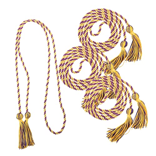Gadpiparty 4 Stück Bachelor-Quasten bachelor abschluss the ba Ehrenzubehör Abschlusszeremonie Mädchen Schärpe groß Rosa Kordeln für Graduierungskleider Abschlusskostüm-Accessoire Polyester von Gadpiparty