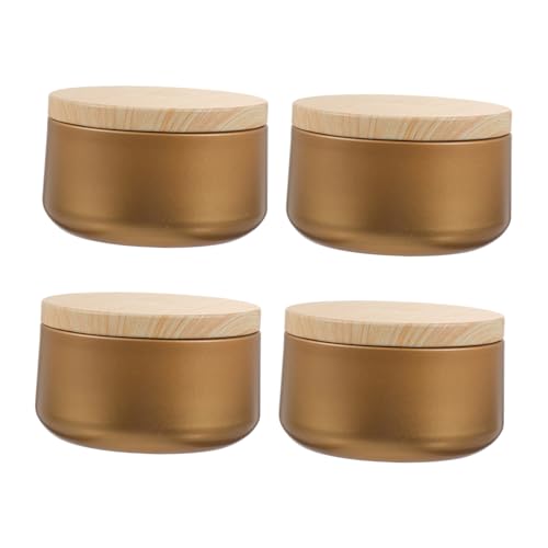 Gadpiparty 4 Stück Blechdosen mit Holzdeckel Vielseitige Teedosen und Geschenkverpackungen für Handgemachte Hochwertige Hitzebeständige Aufbewahrungslösungen für Snacks Gadpiparty 4 Stück Blechdosen mit Holzdeckel Vielseitige Teedosen und Geschenkverpackungen für Handgemachte Hochwertige Hitzebeständige Aufbewahrungslösungen für Snacks von Gadpiparty