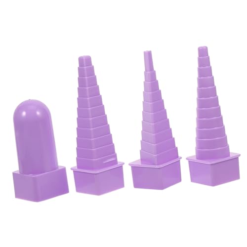 Gadpiparty 4 Stück Diy Quilling Tower Teiliges Werkzeug zur Papierverzierung Vielseitig Einsetzbar für Karten Wandkunst und Bastelprojekte für Bastler und Hobbyisten von Gadpiparty