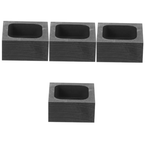 Gadpiparty 4 Stück Graphit Gussform für Metallgießen Hochtemperaturbeständige Graphitform mit Schmelzslot für Schmuckherstellung Experimentieren und Wissenschaftliche Analyse Gussform Gadpiparty 4 Stück Graphit Gussform für Metallgießen Hochtemperaturbeständige Graphitform mit Schmelzslot für Schmuckherstellung Experimentieren und Wissenschaftliche Analyse Gussform von Gadpiparty