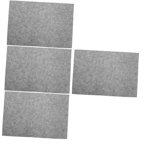 Gadpiparty 4 Stück Kalligraphie-Filzpad Schreibfilz Lackmatte Malfilz Kalligrafie-Filzmatte Übungsblock für chinesische Kalligrafie Schüler Kalligrafie Schreibzubehör gefühlt Hellgrau von Gadpiparty