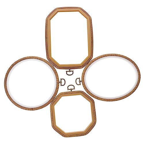 Gadpiparty 4 Stück Kreuzstichrahmen Stickrahmen Für Anfänger Kreisstickerei Kleines Stickzubehör Stickkreise Zum Nähen Stickringe Für Stoff Wiederverwendbarer Stickkreis Pp Kunststoff Gadpiparty 4 Stück Kreuzstichrahmen Stickrahmen Für Anfänger Kreisstickerei Kleines Stickzubehör Stickkreise Zum Nähen Stickringe Für Stoff Wiederverwendbarer Stickkreis Pp Kunststoff von Gadpiparty
