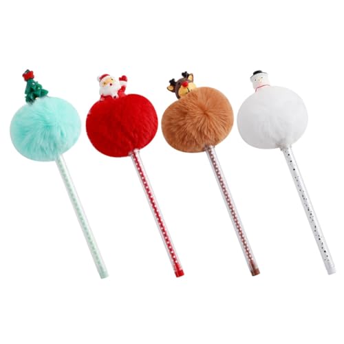 Gadpiparty 4 Stück Kugelschreiber mit Weihnachts Teiliges Weiß Rot Blau und Braun für Schüler und Lehrer Schreibwaren für Weihnachten Gadpiparty 4 Stück Kugelschreiber mit Weihnachts Teiliges Weiß Rot Blau und Braun für Schüler und Lehrer Schreibwaren für Weihnachten von Gadpiparty