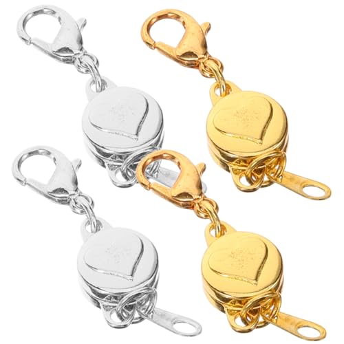 Gadpiparty 4 Stück Magnetverschluss für Schmuck Teiliges für DIY Armbänder und Installieren Zubehör für Projekte Gadpiparty 4 Stück Magnetverschluss für Schmuck Teiliges für DIY Armbänder und Installieren Zubehör für Projekte von Gadpiparty