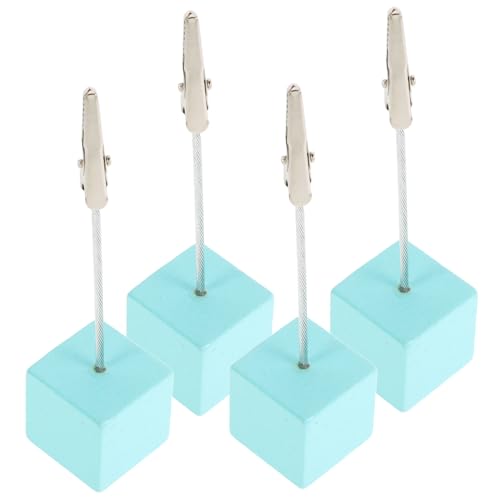 Gadpiparty 4 Stück Memo-ordner Tischkartenhalter Halter Für Büroklammern Kartenanzeigestand Platzkartenhalter Für Den Tisch Notizständer Memohalter Bildhalter Für Tische Sky-blue Holz Gadpiparty 4 Stück Memo-ordner Tischkartenhalter Halter Für Büroklammern Kartenanzeigestand Platzkartenhalter Für Den Tisch Notizständer Memohalter Bildhalter Für Tische Sky-blue Holz von Gadpiparty