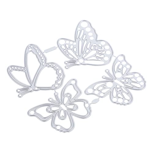 Gadpiparty 4 Stück Metalldämmerung Sterben Scrapbooking Stirbt Stanzformen Für Die Kartenherstellung Gestanzt Schmetterlingsstanzen Schnitte Kohlenstoffstahl Silver Gadpiparty 4 Stück Metalldämmerung Sterben Scrapbooking Stirbt Stanzformen Für Die Kartenherstellung Gestanzt Schmetterlingsstanzen Schnitte Kohlenstoffstahl Silver von Gadpiparty