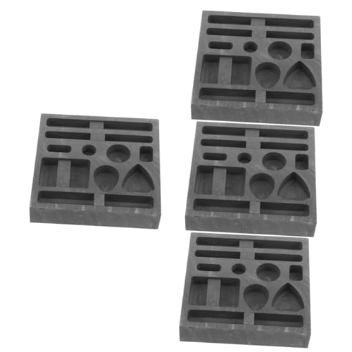 Gadpiparty 4 Stück Schmelztiegel-Kit Werkzeug Gussform Ingotform schmelzen Herstellung Silberschmelztiegel Schmelzform aus Metall Gießformen aus Metall für Schmuck Schmelzguss Graphit Schwarz Gadpiparty 4 Stück Schmelztiegel-Kit Werkzeug Gussform Ingotform schmelzen Herstellung Silberschmelztiegel Schmelzform aus Metall Gießformen aus Metall für Schmuck Schmelzguss Graphit Schwarz von Gadpiparty