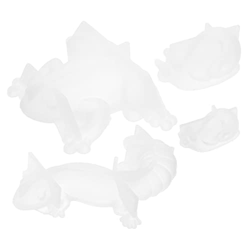 Gadpiparty 4 Stück Silikonform Teilig Tiermotive Frosch Schnecke Flexible Langlebige Gießform für Diy Harz Schmuck Basteln Wiederverwendbar Antihaftbeschichtet für Kleine Tierornamente von Gadpiparty