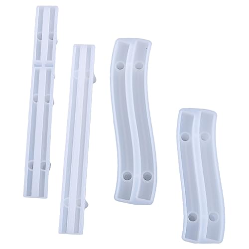 Gadpiparty 4 Stück Silikonform handhaben Seifenformen für die Seifenherstellung Coaster -Tablettgriffe Schalenform epoxidharz DIY manuelle Form DIY-Kristall-Epoxy-Form Kieselgel Weiß Gadpiparty 4 Stück Silikonform handhaben Seifenformen für die Seifenherstellung Coaster -Tablettgriffe Schalenform epoxidharz DIY manuelle Form DIY-Kristall-Epoxy-Form Kieselgel Weiß von Gadpiparty
