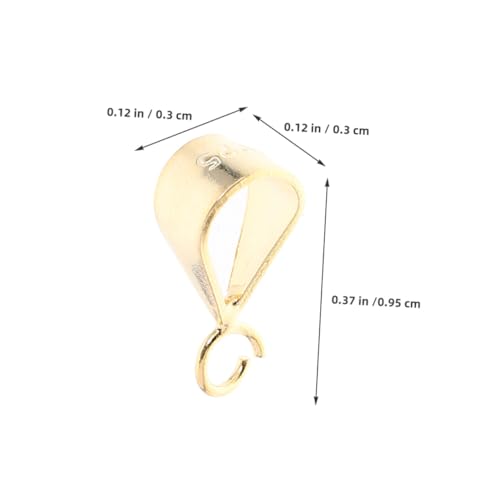 Gadpiparty 4 Stück Sterling Silber Anhänger Verschluss Robuster Schmuck-bail für Halsketten und Ohrringe Einsetzbar Langlebig Einfach zu Befestigen Gadpiparty 4 Stück Sterling Silber Anhänger Verschluss Robuster Schmuck-bail für Halsketten und Ohrringe Einsetzbar Langlebig Einfach zu Befestigen von Gadpiparty