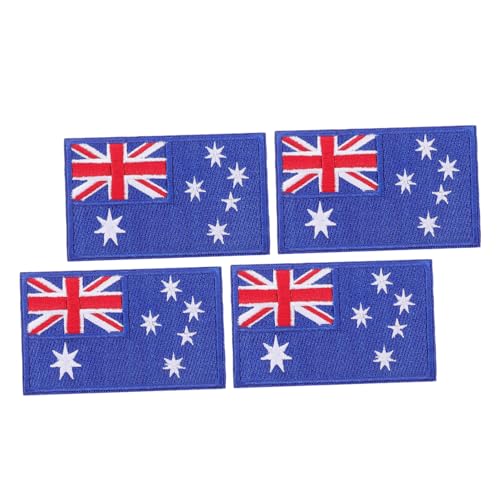 Gadpiparty 4 Stück Teiliges Australische Flaggen Aufnäher Bestickte Nationalfahne Vielseitige Stoffapplikationen für Rucksäcke Jacken Hüte und Kleidung Einfach zu Reinigen Patriotisches Gadpiparty 4 Stück Teiliges Australische Flaggen Aufnäher Bestickte Nationalfahne Vielseitige Stoffapplikationen für Rucksäcke Jacken Hüte und Kleidung Einfach zu Reinigen Patriotisches von Gadpiparty